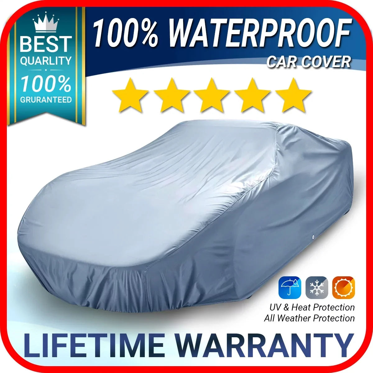 Custom Car protector Fits: [Oldsmobile Delta 88 4-Door] 1986-1991 Waterproof All-climate
