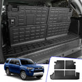 Fit 2010-2023  4Runner 7 Seats Trunk Mat Cargo Liner Accessories (3rd Row Backrest Mats+Trunk Mat)
