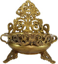 eSplanade - Ethnic Decorative Urli - Traditional Bowl Showpiece | Decorative Items - Home Decor | Brass - 10.5" Inches