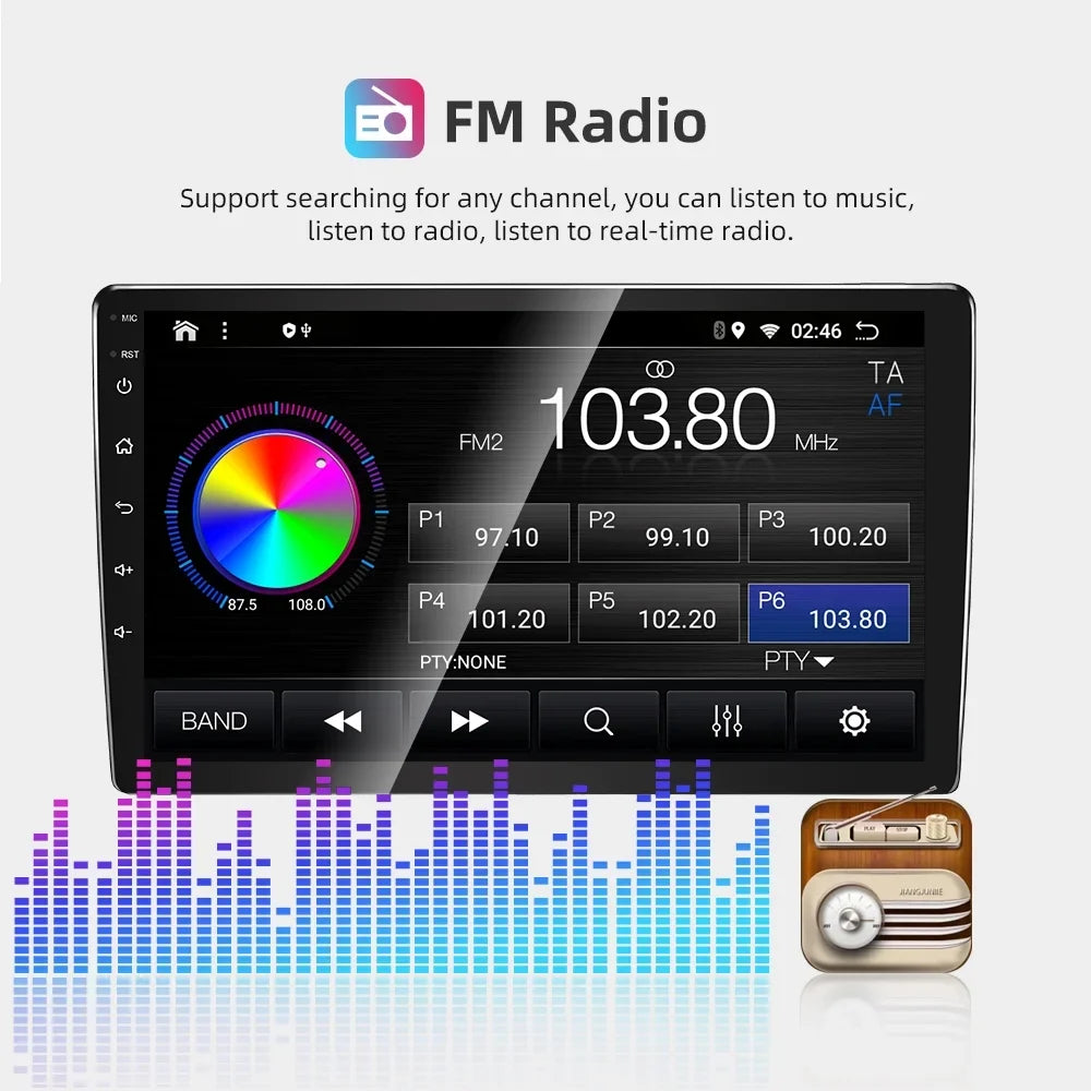 JMANCE 9 inch  CarPlay & Android Auto Car Stereo Receiver, Car Radio suitable with 2010-2013 Mazda 3 with backup camera