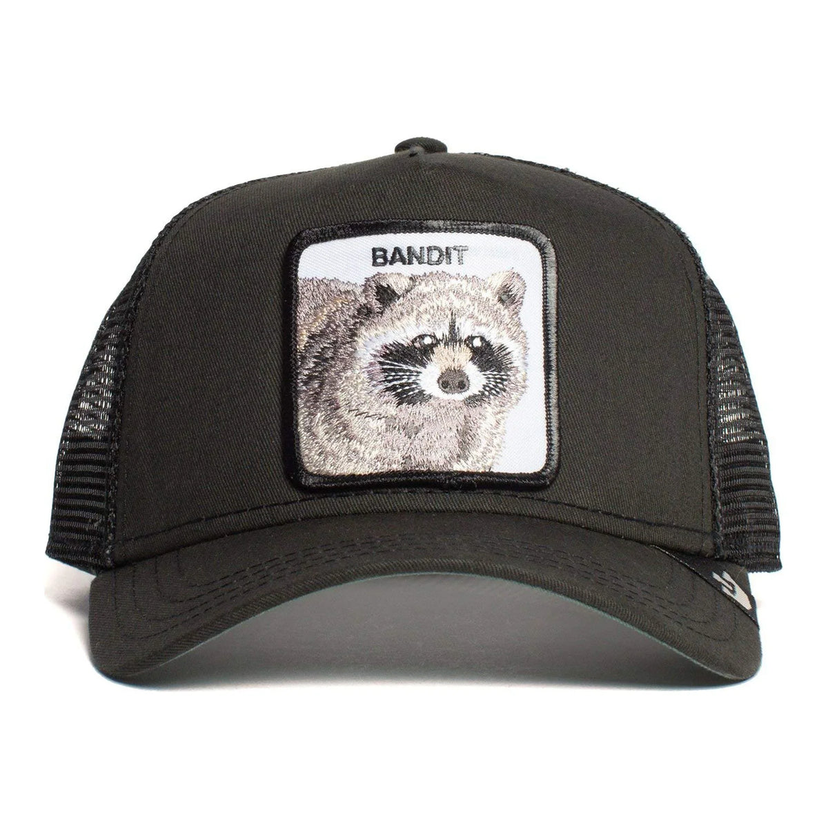 The Farm Unisex Original Adjustable Snapback Trucker Hat, Black (Bandit), One Size. Goorin Bros