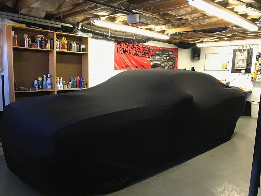 Indoor Car wrap suitable with Jaguar XE 2021 - Black Satin - Ultra Soft Indoor Material - Guaranteed Keep Vehicle Looking Between Use - Includes Storage Bag
