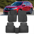 AJP Distributors 3-Piece All climate Season Proof Guard TPE Rubber Floor Mats Liner Front Rear Set matching/Replacement For Honda CR-V CRV SUV RW RT 2017 2018 2019 2020 2021 2022 17 18 19 20 21 22