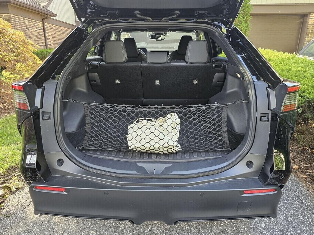 EACCESSORIES EA(2 Qty)Trunk Organizer Cargo Nets for  bZ4X 2023-2024 – Envelope Style Cargo Nets for SUV – Premium Mesh Car Trunk Organizer Vehicle Carrier Storage – matching with  bZ4X