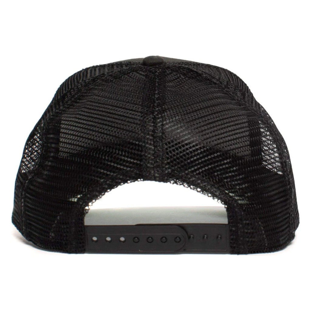 The Farm Unisex Original Adjustable Snapback Trucker Hat, Black (Bandit), One Size. Goorin Bros