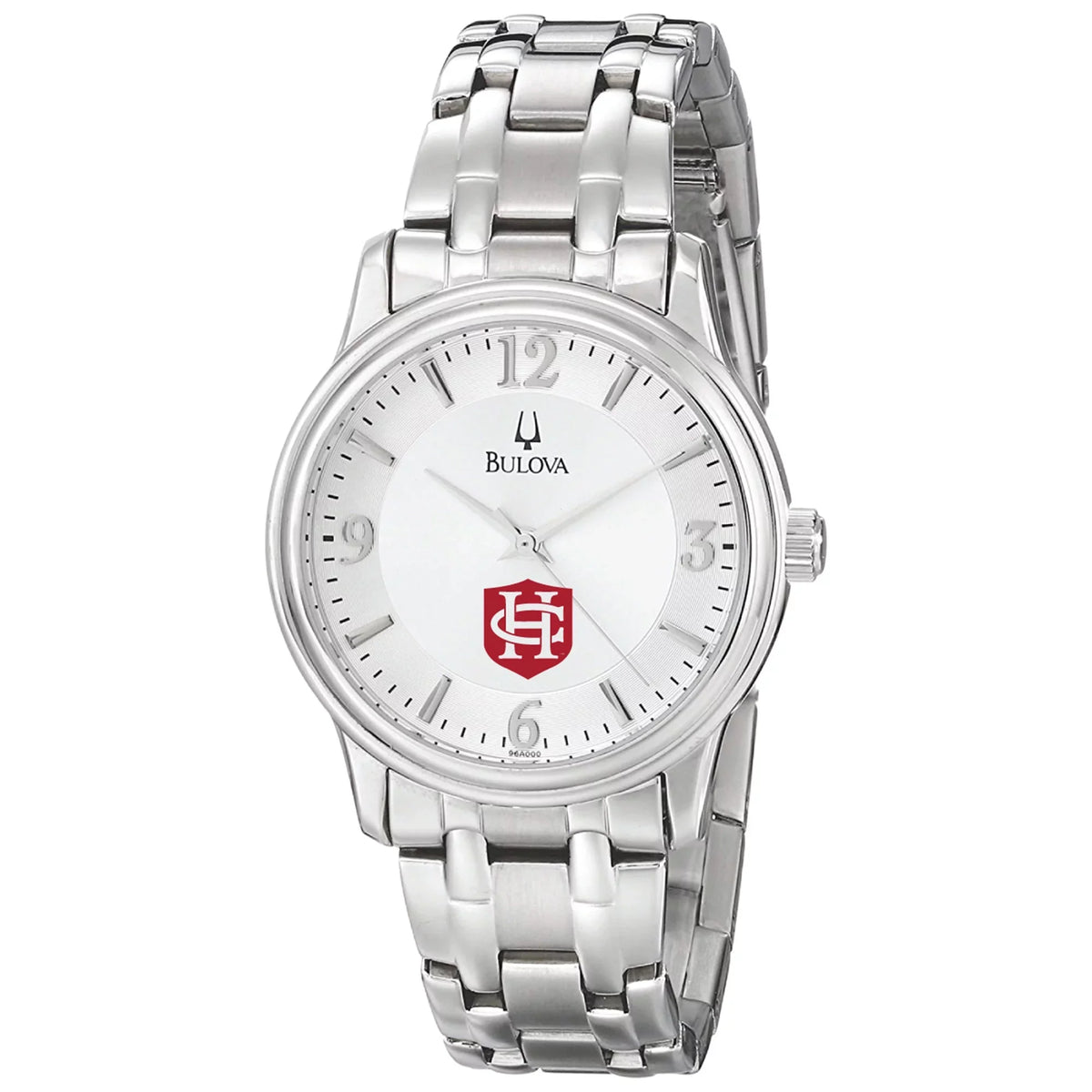 Men's Bulova  Silver Hanover Panthers Stainless Steel Quartz Watch