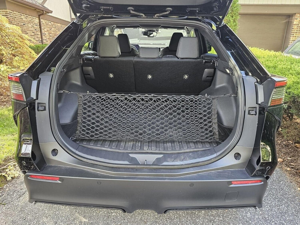 EACCESSORIES EA(2 Qty)Trunk Organizer Cargo Nets for  bZ4X 2023-2024 – Envelope Style Cargo Nets for SUV – Premium Mesh Car Trunk Organizer Vehicle Carrier Storage – matching with  bZ4X