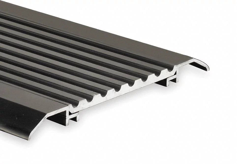 National Guard Saddle Threshold,Fluted Top,6 ft.,Alum  8140X8144X8140-6