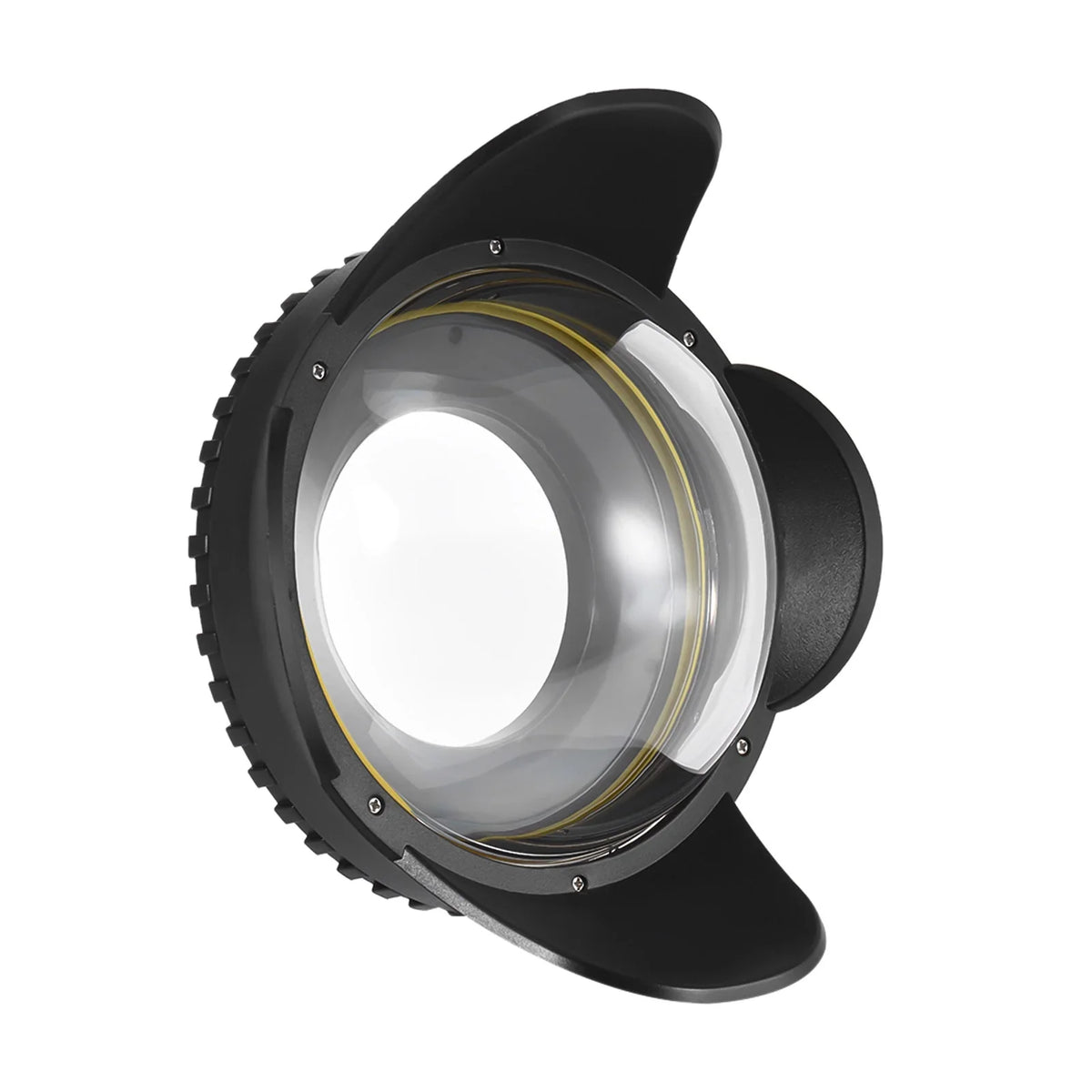 MEIKON Dome Port,Shade wrap 60m/ Lens Port Case shield 60m/ 197ft Wide Lens Port Round Adapter Camera Case Shade wrap Port Case Shade 197ft Waterproof 67mm Fisheye Wide Lens 60m/ 197ft Waterproof