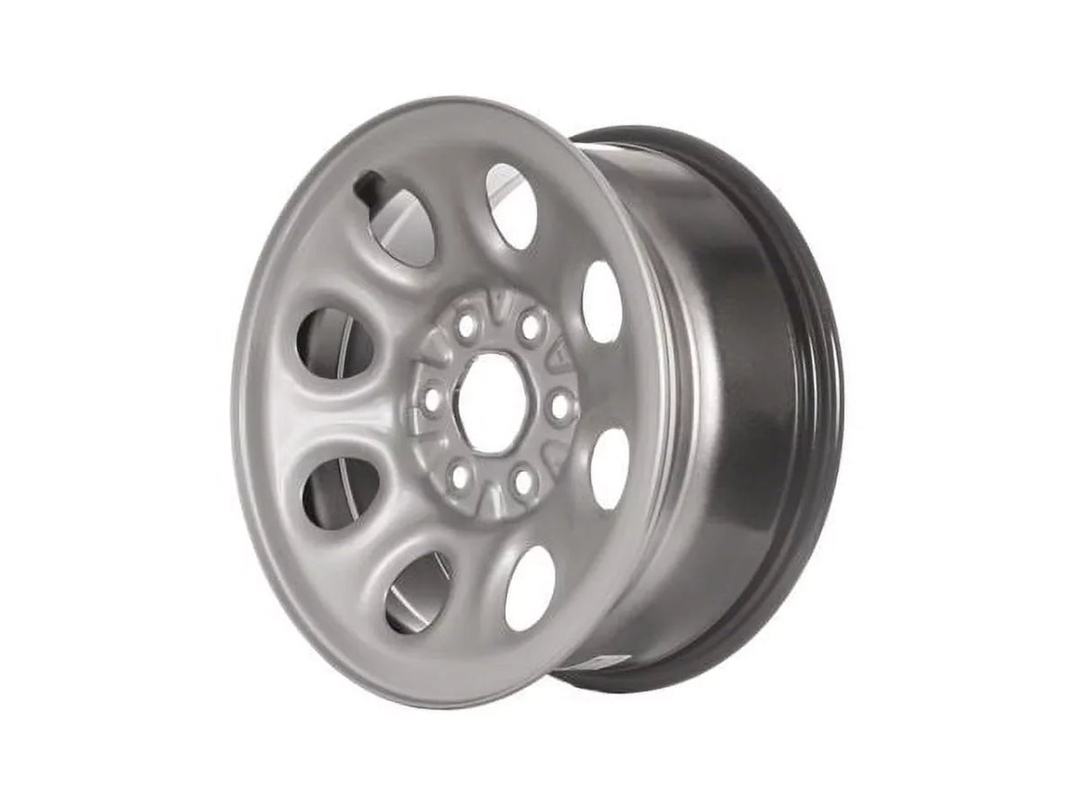 Steel Wheel - 17 x 7.5 Inch - 8 Hole - Silver - suitable with 2009 - 2014 Chevy Express 1500 2010 2011 2012 2013