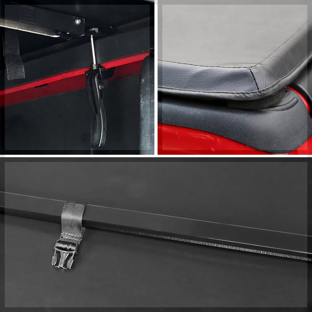 Short Bed Tonneau shield 6.5Ft Soft Tri-Fold Fleetside for 02-09 Ram 1500/2500 Fits select: 2006-2008 DODGE RAM 1500, 2003-2009 DODGE RAM 2500