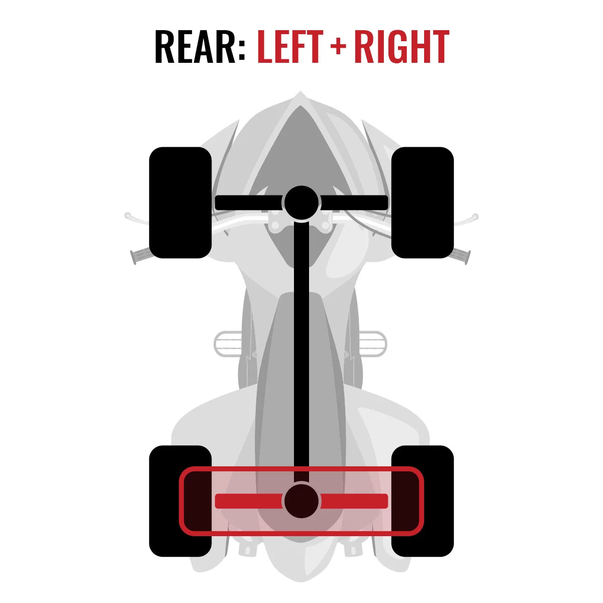 2 pc Sixity XT Rear Left Right Axle suitable with Polaris Ranger 1000 2015 - R15RTAD1AA EA DIESEL 4X4