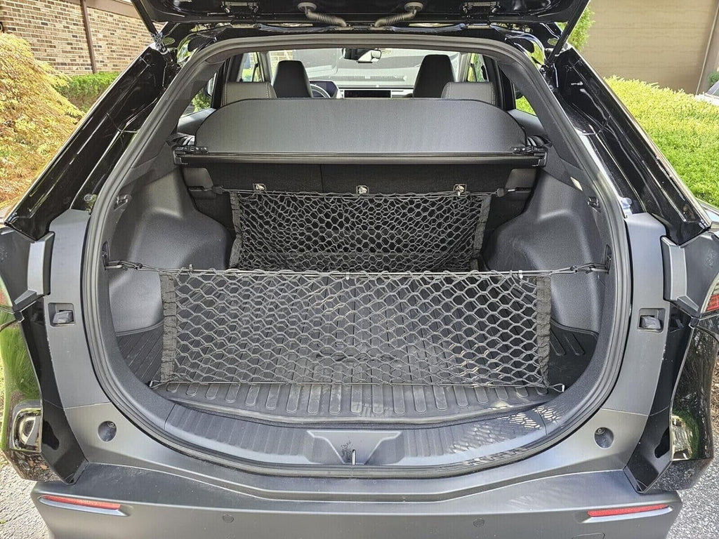 EACCESSORIES EA(2 Qty)Trunk Organizer Cargo Nets for  bZ4X 2023-2024 – Envelope Style Cargo Nets for SUV – Premium Mesh Car Trunk Organizer Vehicle Carrier Storage – matching with  bZ4X