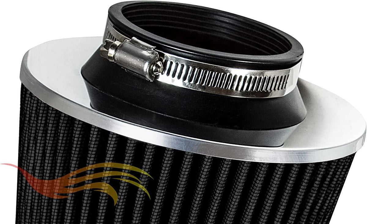 Rtunes Racing Short Ram Air Intake Kit + Filter Combo BLACK suitable For 03-10 Dodge Dakota 3.7L 4.7L â€¦
