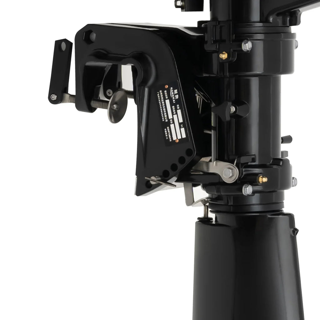 Anqidi 6.5HP 4 Stroke Outboard Motor 123CC Heavy Duty ship Engine with Single Cylinder aqua Cooling System & CDI Ignition Tiller Control Max 6000r/min