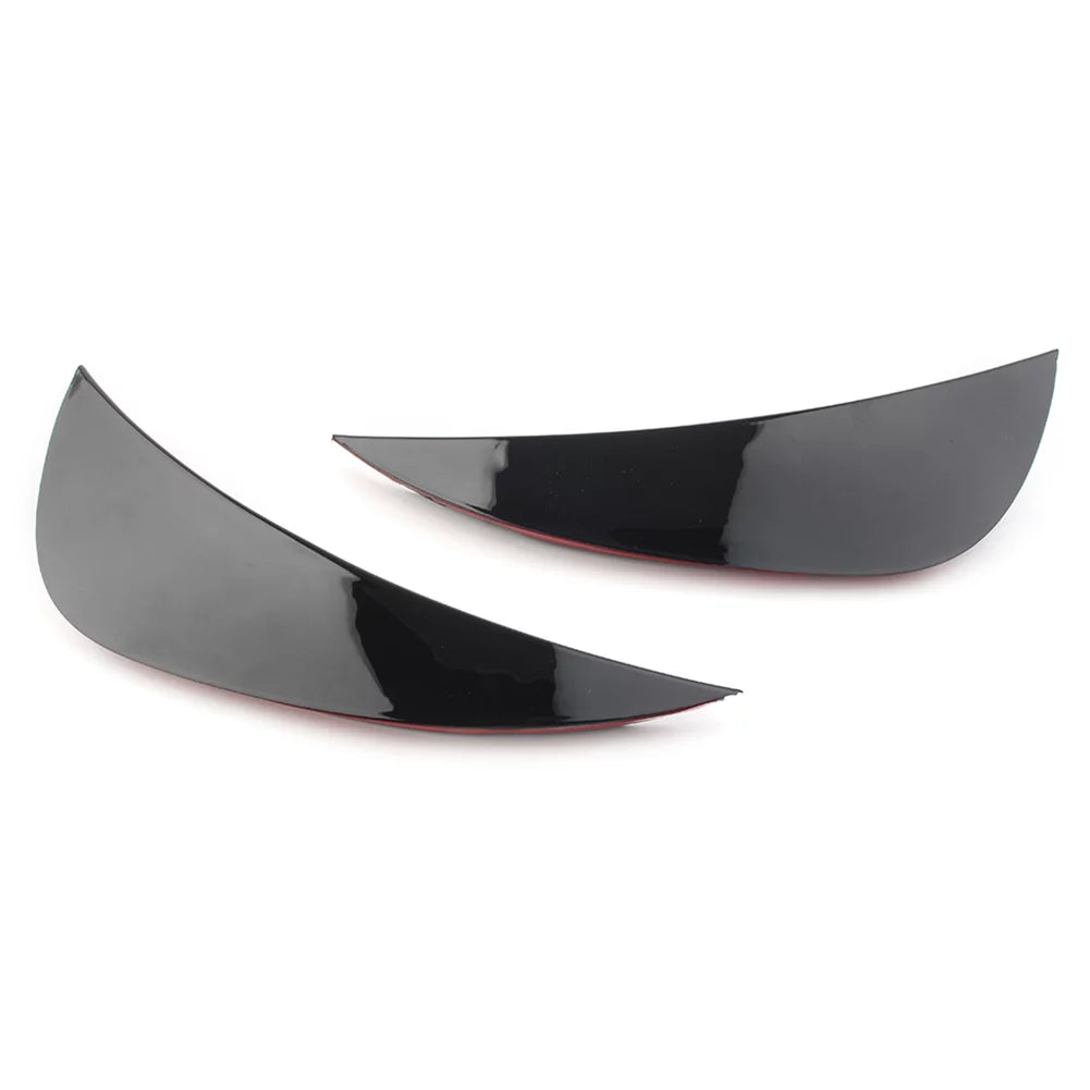 ZS Auto Front Bumper Air Vent shield Trim Glossy Black ABS For Mercedes Benz W205 AMG C-Class C180 C200 C300 C400 2015 2016 2017 2018