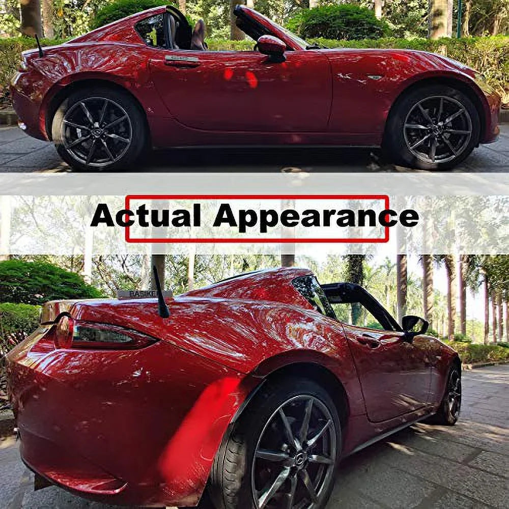 BASIKER 5 Inch Antenna - Stubby Radio Mast Antenna for 2006-2022 Mazda Miata MX-5 - Support for Car Wash