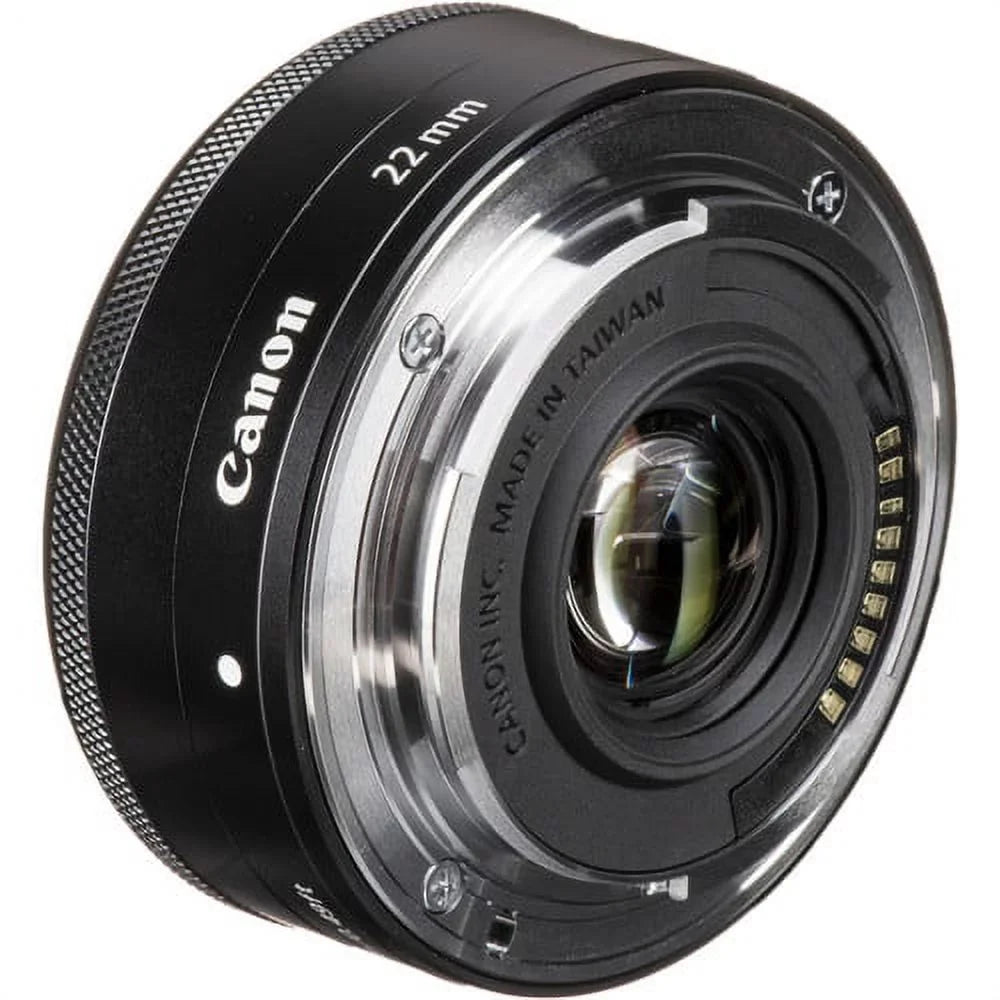 EF-M 22mm f/2 STM Lens in Black  suitable with  Mirrorless Cameras:  EOS M10, M100, M200, M3, M5, M50, M50 Mark II, M6, M6 Mark II & More