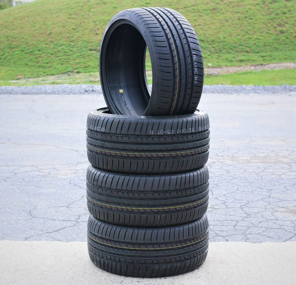 Pair of 2 (TWO) Cosmo MuchoMacho 235/35ZR19 235/35R19 91Y XL All Season Performance Tires Fits: 2018-23 Honda Civic Sport Touring, 2016-18  Focus RS