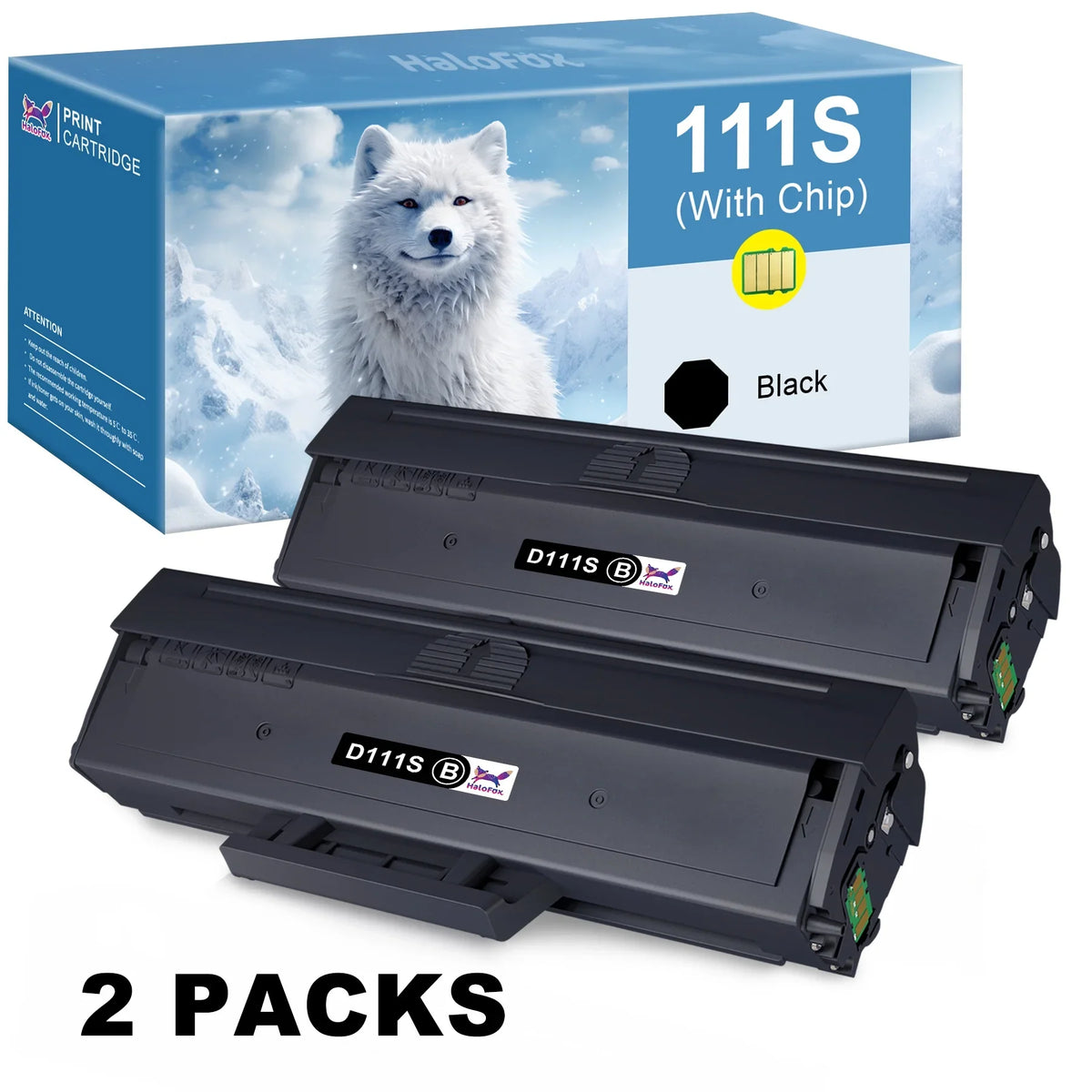 MLT111S MLT-D111S MLTD111S D111S Toner Cartridge for  MLT111S MLT-D111S MLTD111S D111S, Use with  Xpress M2020W, M2070FW, M2070W Laser Printers (2 Black)