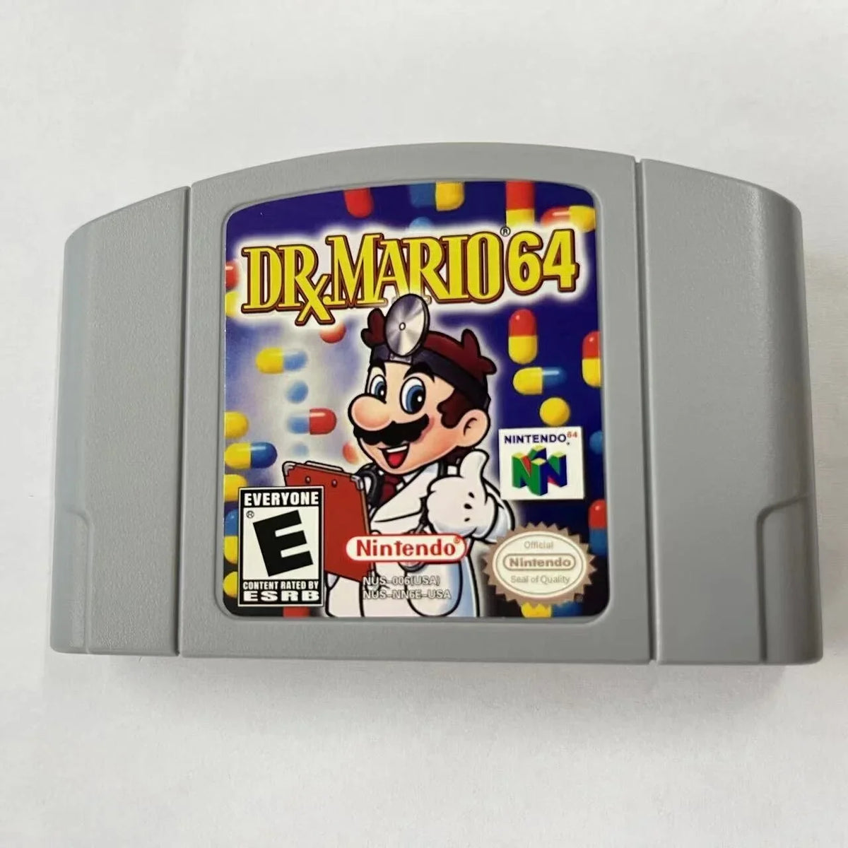 version -. Mario 64 Video Game Cassette Card for Nintendo N64 Console U.S.A. Dr
