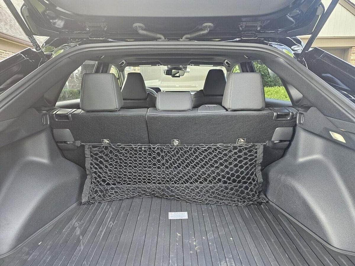 EACCESSORIES EA(2 Qty)Trunk Organizer Cargo Nets for  bZ4X 2023-2024 – Envelope Style Cargo Nets for SUV – Premium Mesh Car Trunk Organizer Vehicle Carrier Storage – matching with  bZ4X