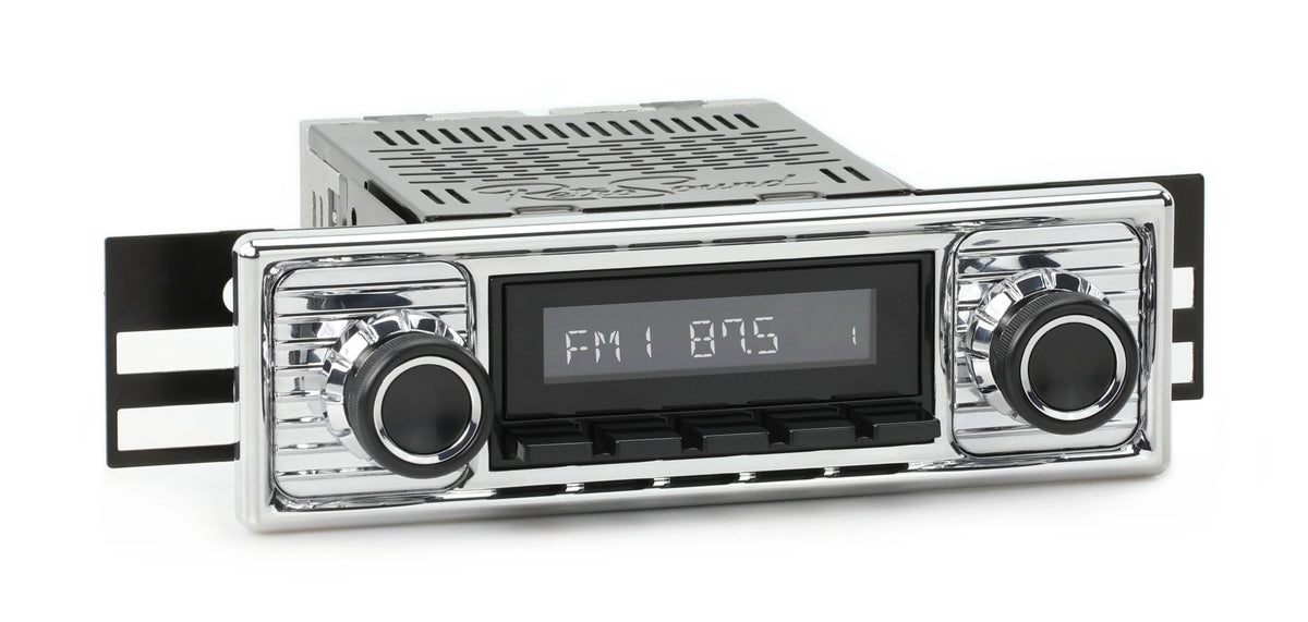 RetroRadio appropriate with 1957-70 Citroen ID19 Features Include Bluetooth, AUX, AM/FM LAB-M1-308-309-39-78PCT1