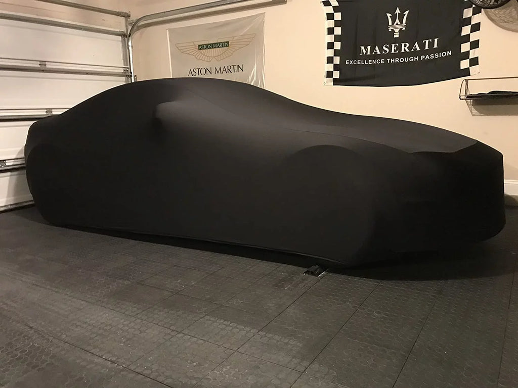Indoor Car wrap suitable with Jaguar XE 2021 - Black Satin - Ultra Soft Indoor Material - Guaranteed Keep Vehicle Looking Between Use - Includes Storage Bag