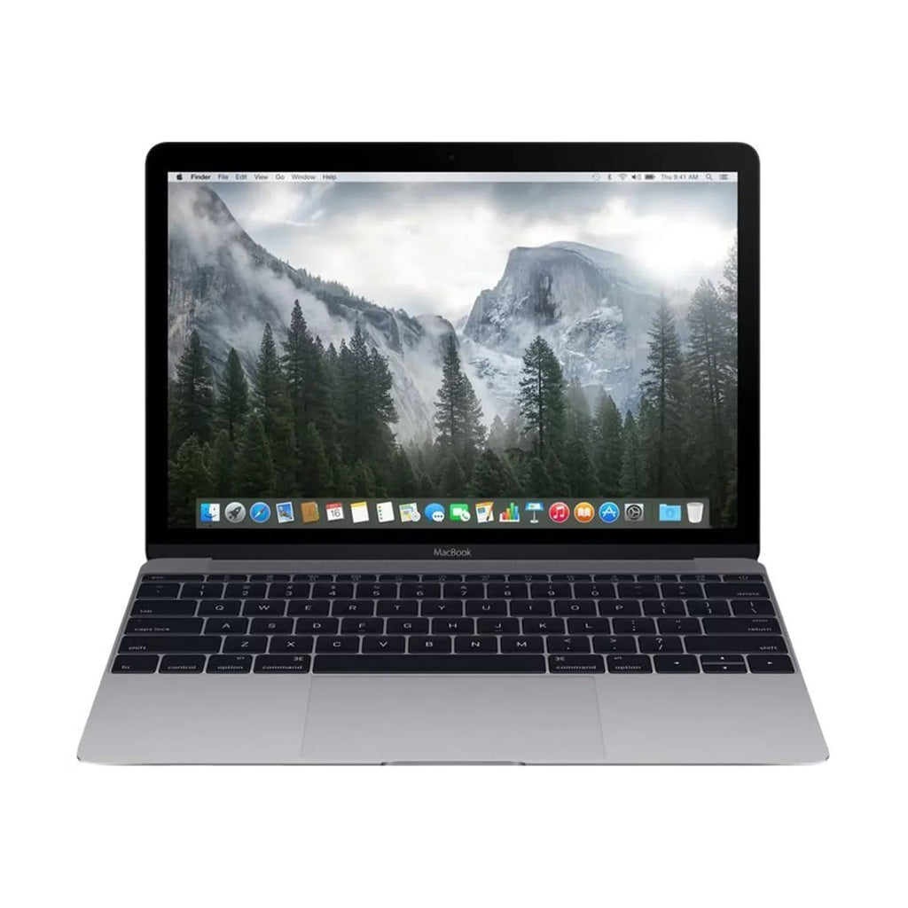 A Grade Macbook 12-inch (Retina, Space Gray) 1.1GHz Core m3 (Early 2016) MLH72LL/A 256 GB SSD 8 GB Memory 2304x1440 Display Mac OS X v10.12 Sierra Power Adapter Included