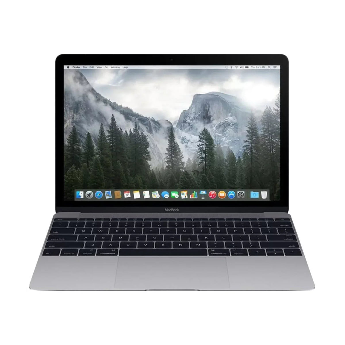 A Grade Macbook 12-inch (Retina, Space Gray) 1.1GHz Core m3 (Early 2016) MLH72LL/A 256 GB SSD 8 GB Memory 2304x1440 Display Mac OS X v10.12 Sierra Power Adapter Included