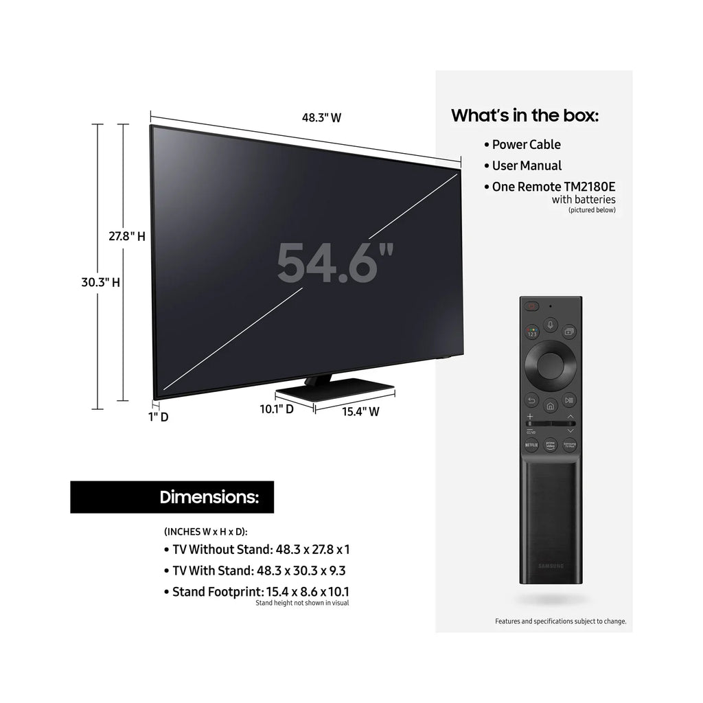 Restored  QN75QN85AA 75 Inch Neo QLED 4K Smart TV (2021) Bundle with 2 Year Premium Extended Protection Plan (Refurbished)