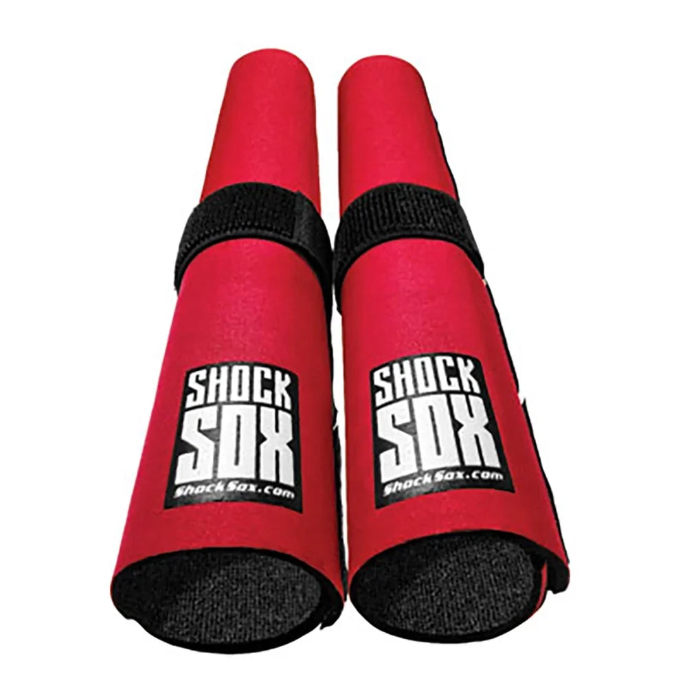 Shock Sox Fork Seal Guards 37-50mm Fork Tube 13 Red appropriate With Sherco 250 SE-R 2021