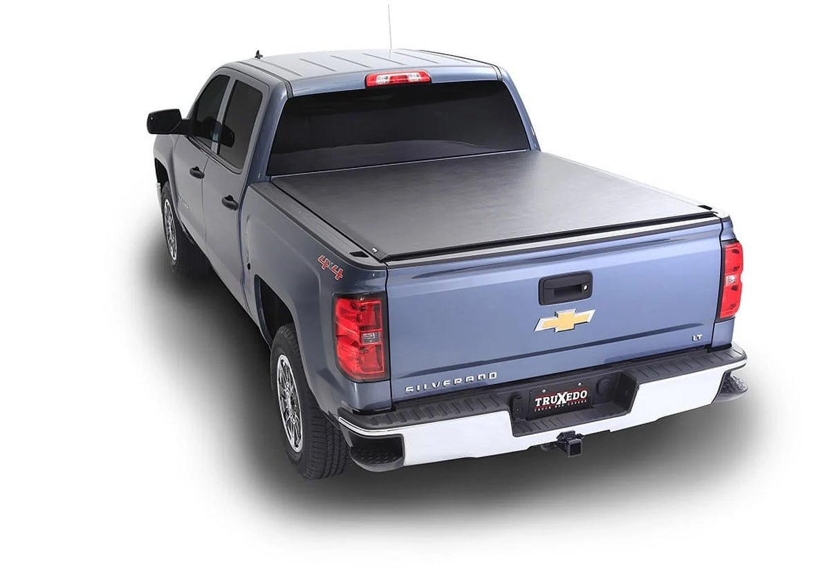 TruXedo Deuce Hybrid Truck Bed Tonneau wrap | 771501 | Fits 2007 - 2014 Chevy/GMC Silverado/Sierra 3500HD, Dually, w/Bed Caps 8' 2" Bed (97.6")