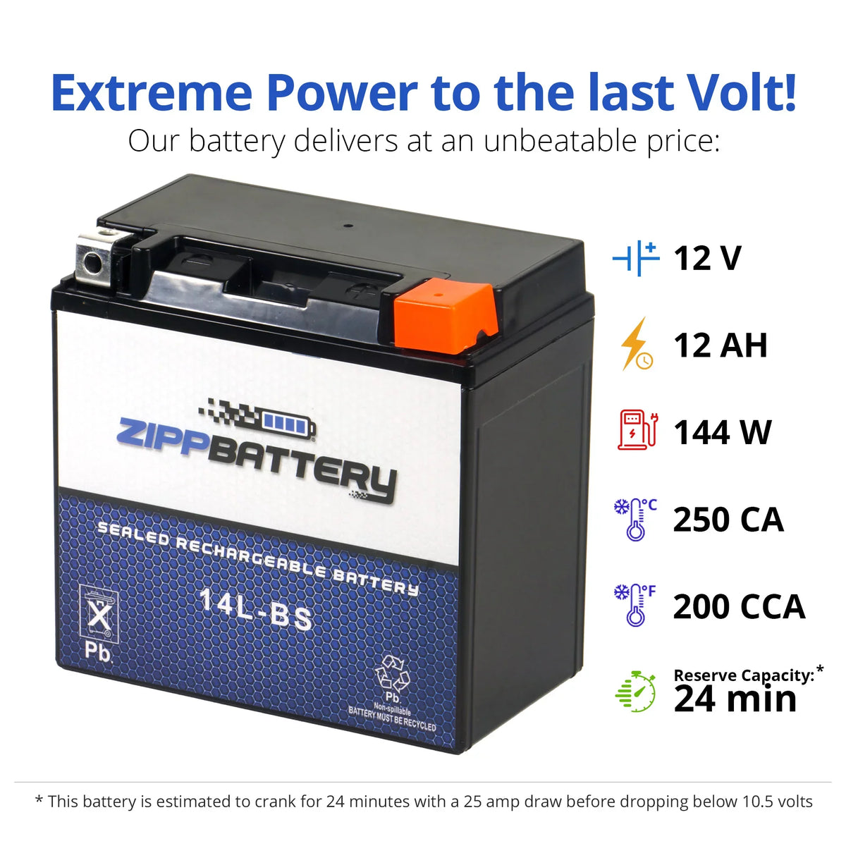 Tourer) 2001. E. C. Zipp Battery YTX14-BS (14-BS 12 Volt,12 Ah, 200 CCA) Motorcycle Battery for Honda 1100cc Vt1100c, C3, T Shadow (spirit, Aero, A