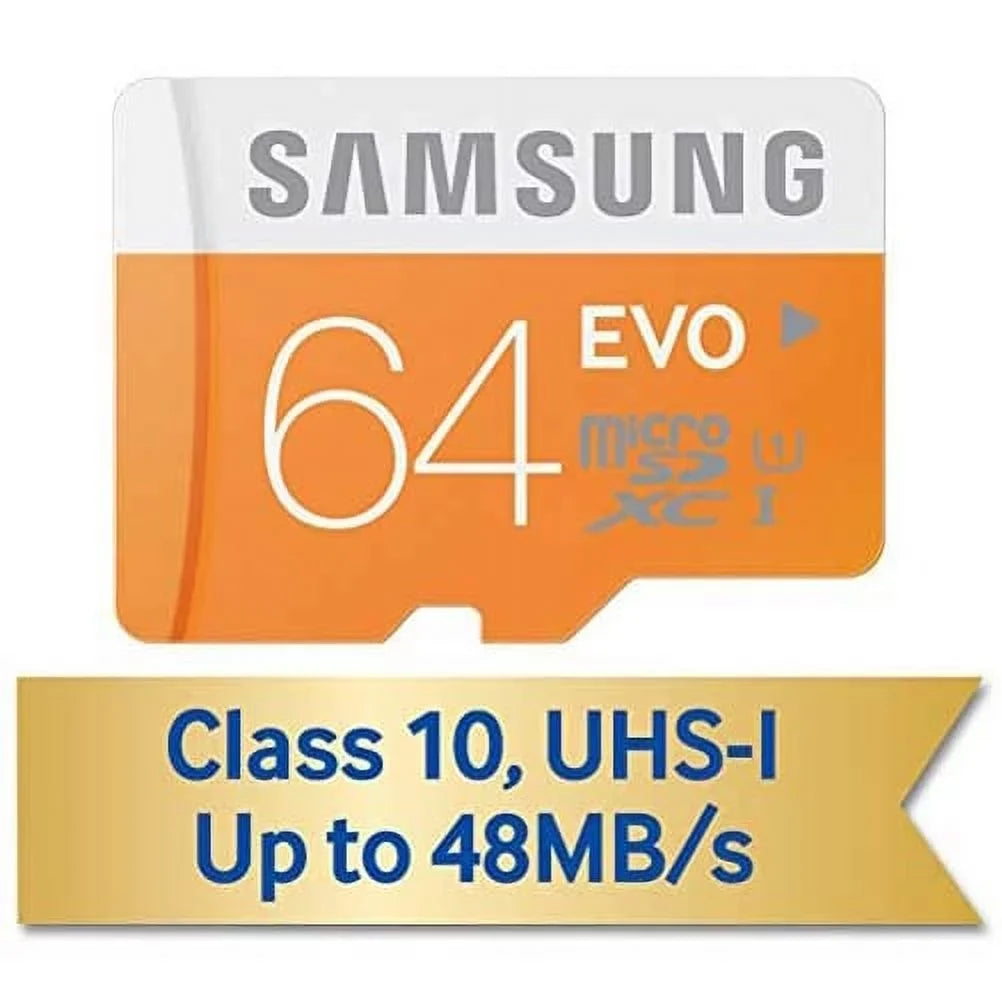 Evo 64GB Memory Card for Galaxy A51, A01 Phones - High Speed MicroSD Class 10 MicroSDXC Q6B for  Galaxy A01 / A51