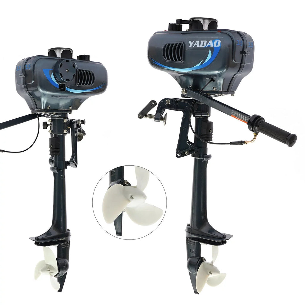 DENEST 3.5HP 2 Stroke Outboard Motor Fishing craft Engine CDI liquid Cooling 4000-5000rpm
