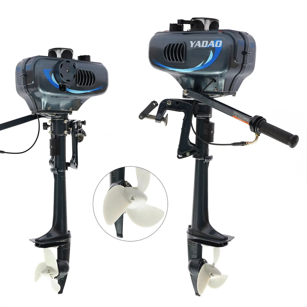 DENEST 3.5HP 2 Stroke Outboard Motor Fishing craft Engine CDI liquid Cooling 4000-5000rpm