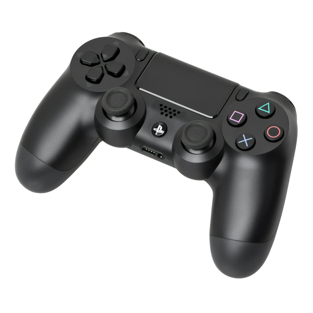 PlayStation 4 500GB Gaming Console Black with Charging Dock Headset 2 Controller Bolt Axtion Used