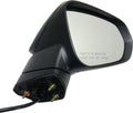 Mirror appropriate With 2016-2018 Lexus RX350 2018 RX450h Right Passenger Side Heated In-housing Signal Light Paintable Kool-Vue