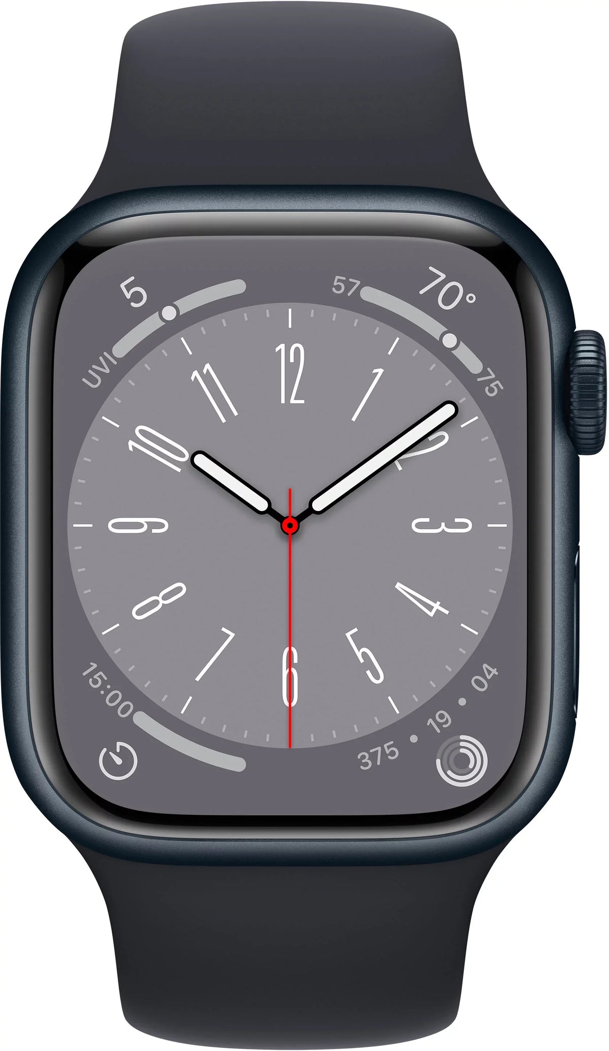 Restored  Watch Gen 8 Series 8 Cell 41mm Midnight Aluminum Midnight Sport Band MNUW3LL/A (Refurbished)