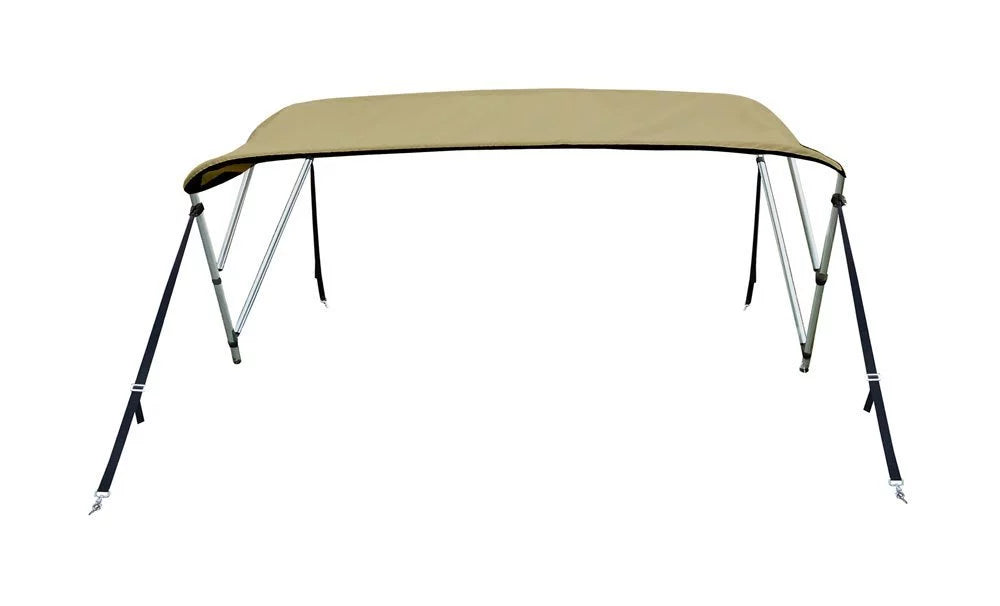 L x 79" - 84" W BEIGE. Bimini Top ship protector 36" High 3 Bow 6' ft
