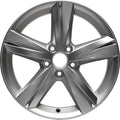 Kai 17 X 7 New Aluminum Alloy Wheel Replica, All Painted Silver Metallic, Fits 2012 - 2015 Volkswagen Passat
