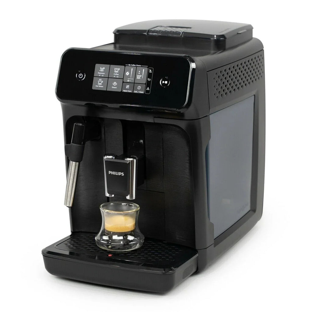 Philips Carina 1200-Series Super-Automatic Espresso Machine, Black - EP1220/04 (Certified Used)