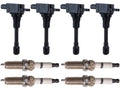 Ignition Coil and Spark Plug Kit - 8-Piece - appropriate with 2007 - 2018 Nissan Altima 2.5L 4-Cylinder 2008 2009 2010 2011 2012 2013 2014 2015 2016 2017