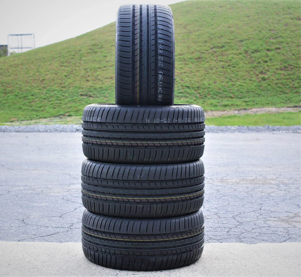 Pair of 2 (TWO) Cosmo MuchoMacho 235/35ZR19 235/35R19 91Y XL All Season Performance Tires Fits: 2018-23 Honda Civic Sport Touring, 2016-18  Focus RS