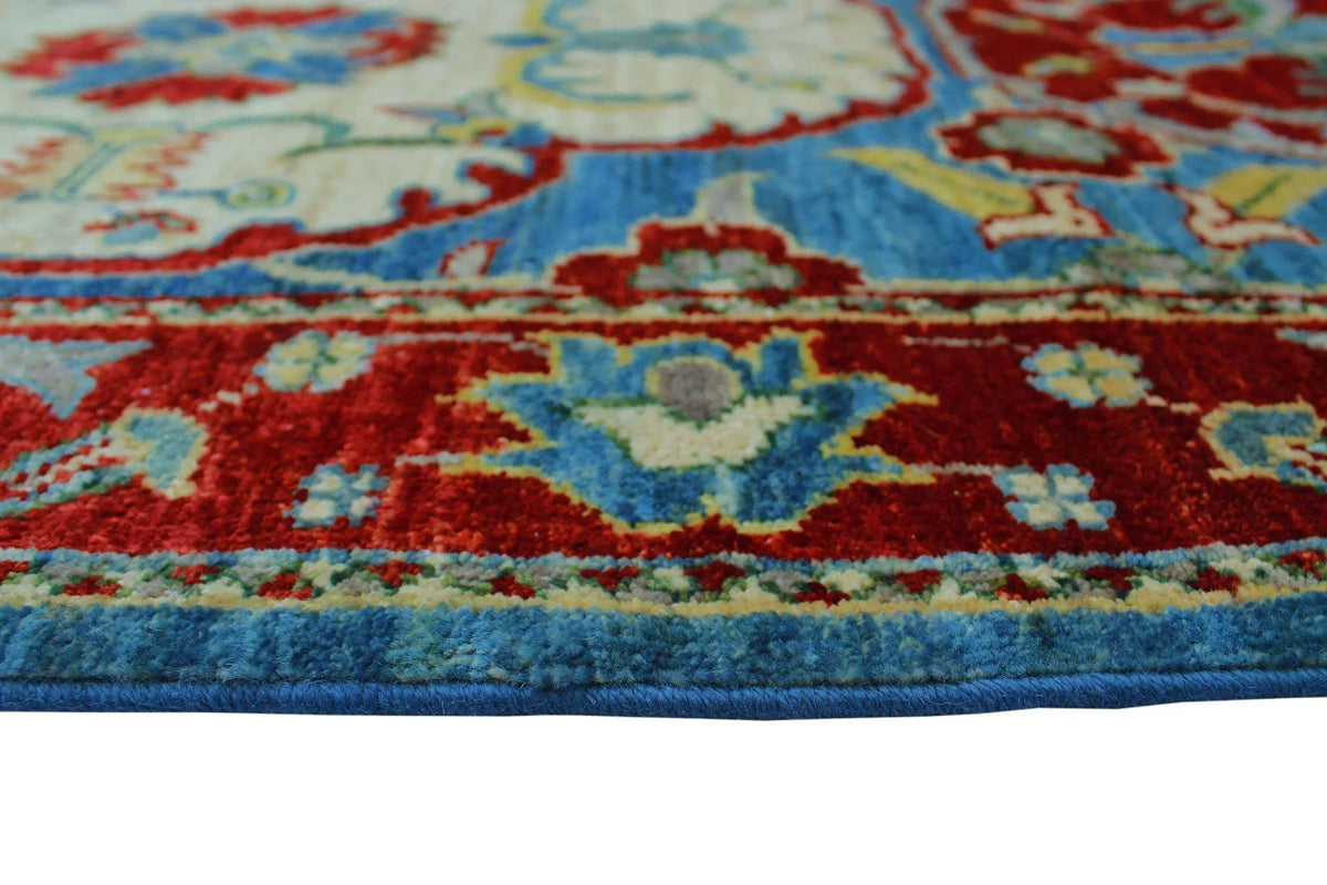 Blue/Red Runner, 2'10" x 9'10". Aria Melba Lt