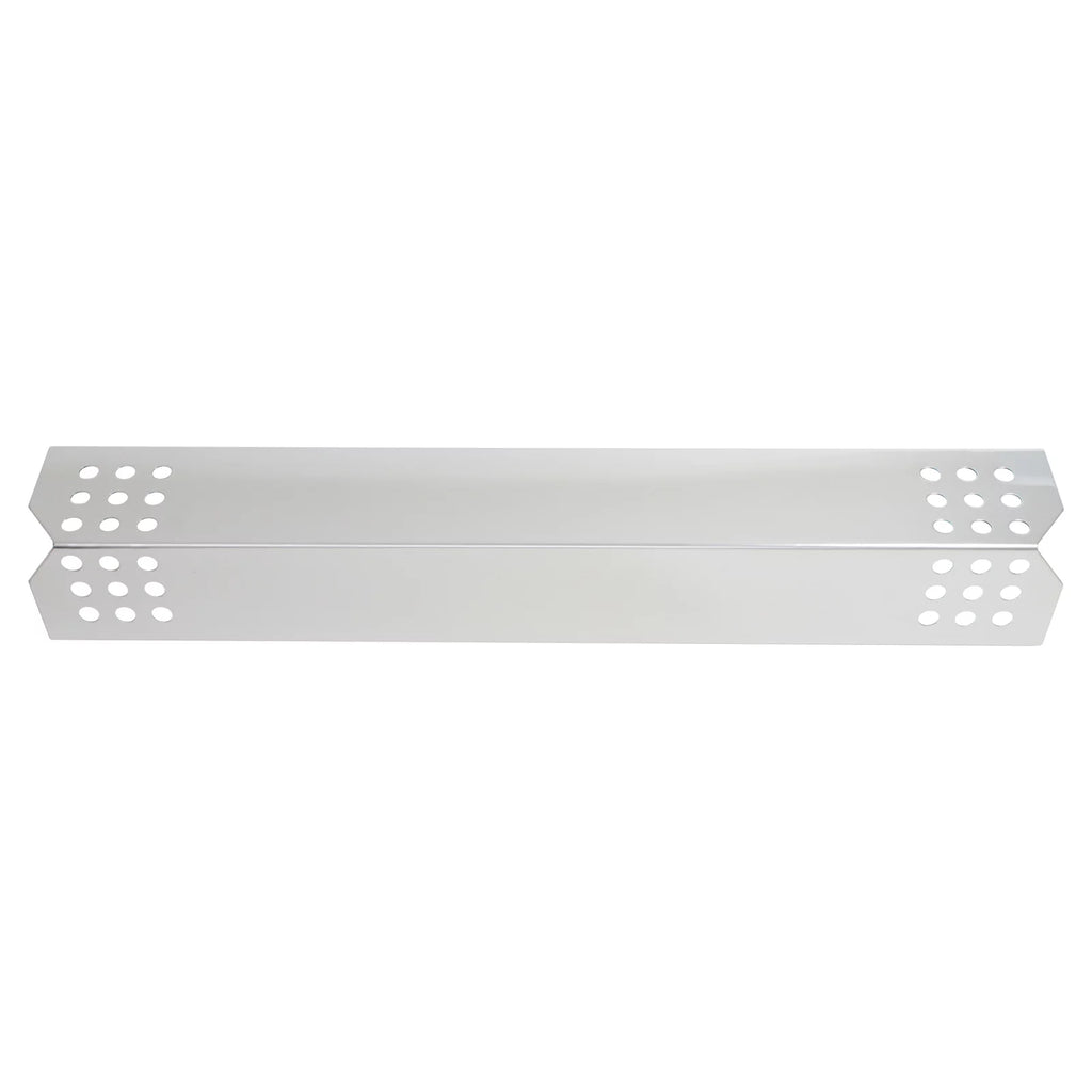 3-Pack BBQ Grill Heat Shield Plate Tent Replacement Parts for Nexgrill 720-0733A - appropriate Barbeque Stainless Steel Flame Tamer, Flavorizer Bar, Vaporizer Bar, Burner shield 16 1/8"
