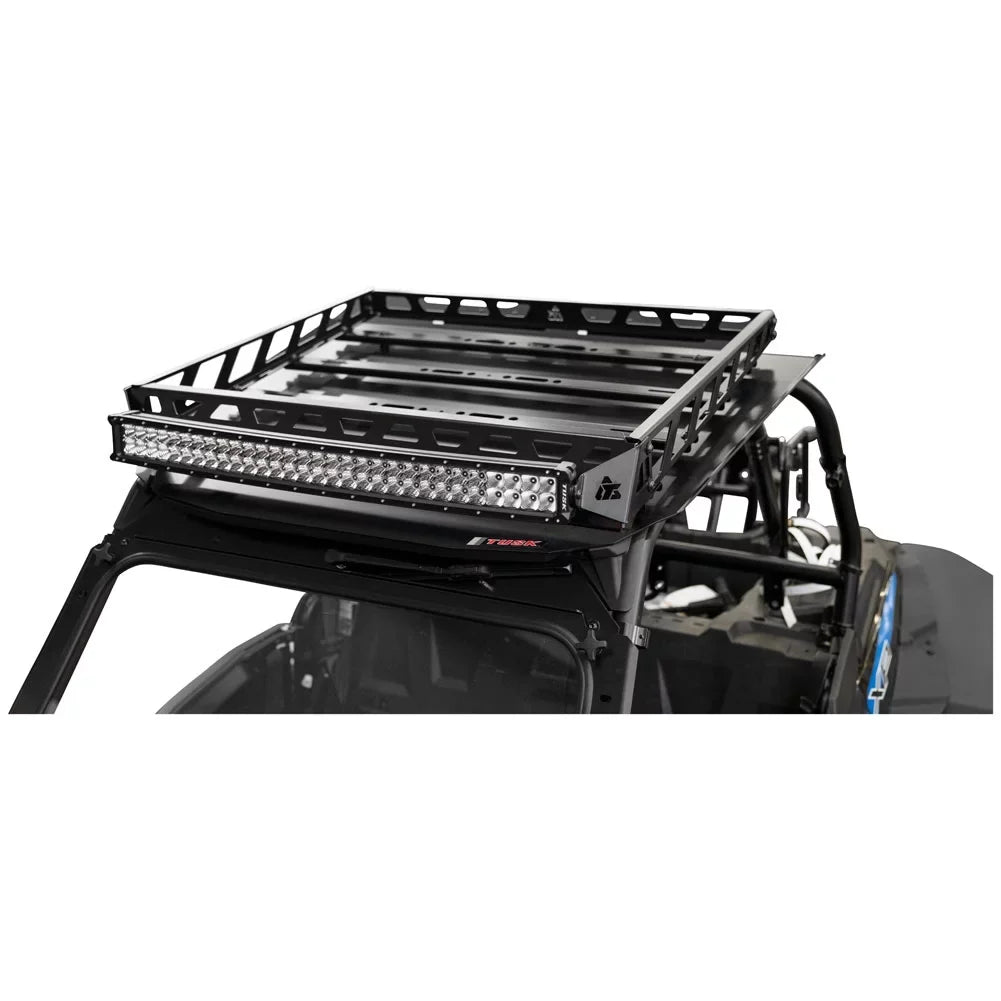 Bar For POLARIS RZR XP Turbo Limited Edition 2019. Tusk UTV Adventure Roof Rack Rack with Force Roof and V2 30" Lt
