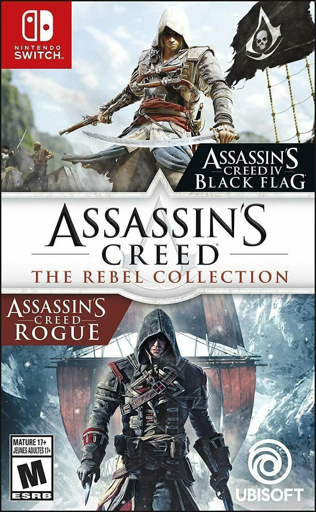 Nintendo Switch Lot of 8 Assassins Creed The Rebel Collection Switch