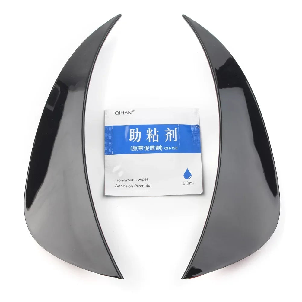 ZS Auto Front Bumper Air Vent shield Trim Glossy Black ABS For Mercedes Benz W205 AMG C-Class C180 C200 C300 C400 2015 2016 2017 2018
